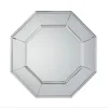 bevelled octagonal glass wall mirror
