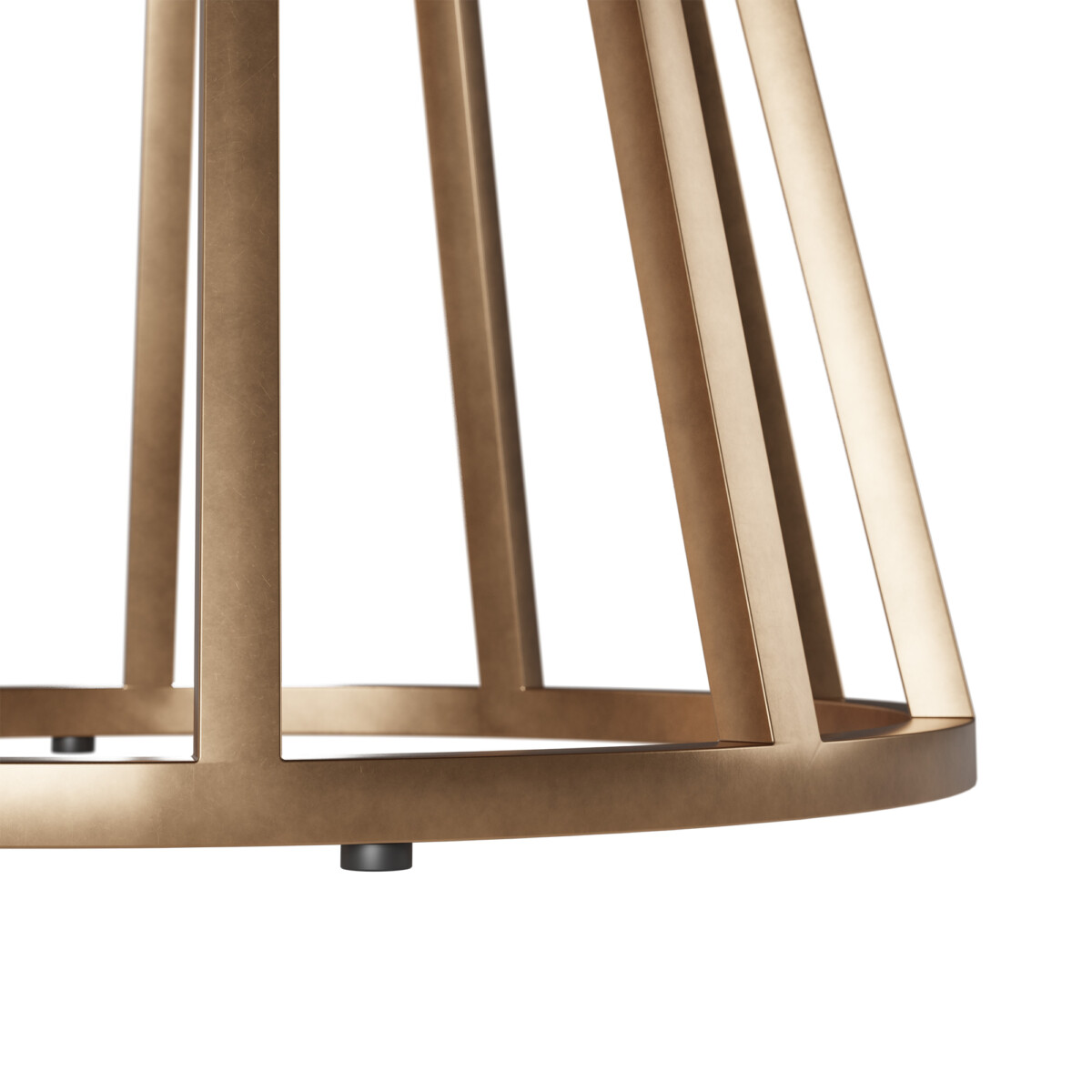 Brass and concrete resin dining table 3