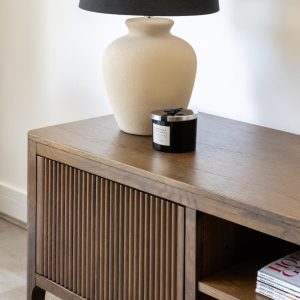 Brown Wood Media Unit