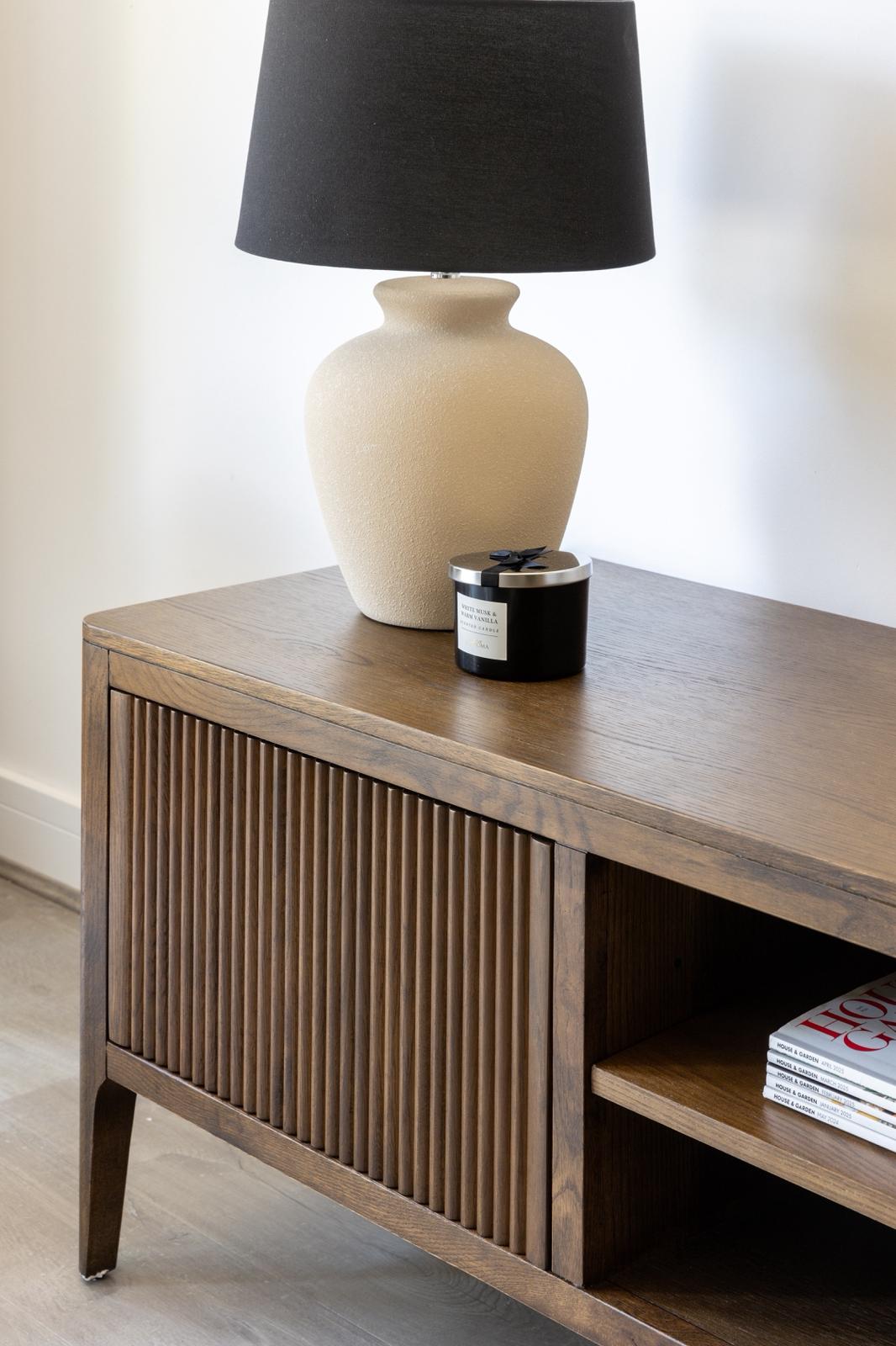 Brown Wood Media Unit