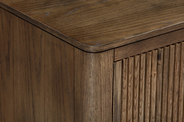 Brown Wood Media Unit