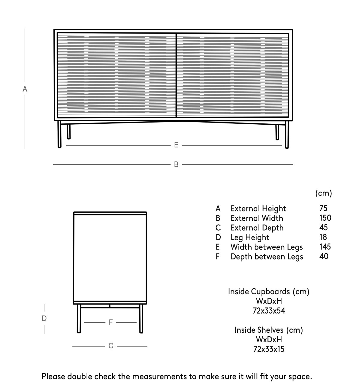 Swoon Editions Weaving Cabinet_8 Weaving Mango Wood Sideboard by Swoon Editions — natural woven front detail