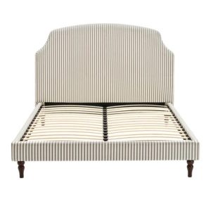 Surrey King Bed — Sage Stripe